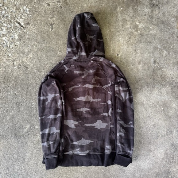 Black Camo‎ Athleta Triumph Printed Hoodie Size M - Picture 7 of 7